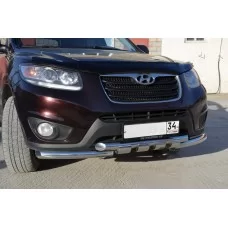Защита передняя Shark 60 мм для Hyundai Santa Fe 2010-2012