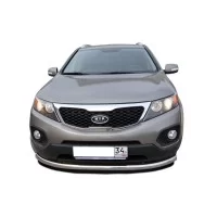 Защита переднего бампера 60 мм для Kia Sorento 2009-2012