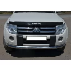 Защита переднего бампера 76 мм для Mitsubishi Pajero 2006-2024