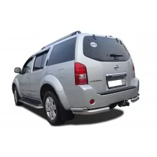 Защита задняя двойные уголки 76-53 мм для Nissan Pathfinder 2004-2009