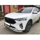 Защита переднего бампера с подгибами 60 мм для Haval F7x 2019-2022