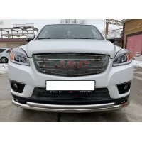 Защита передняя двойная 60-42 мм для JAC T6 2018-2024