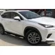 Пороги труба с проступью 76 мм для Lexus NX 2017-2021