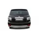 Защита заднего бампера овальная двойная 75х42-75х42 мм для Nissan Patrol 2010-2013