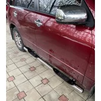 Пороги труба с проступью 76 мм для Suzuki Grand Vitara 2005-2011
