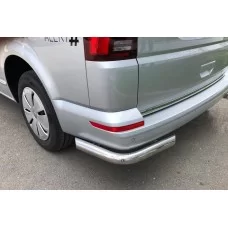 Защита задняя уголки 60 мм для для Volkswagen Multivan/Caravelle/Transporter 2015-2024
