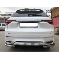 Защита задняя уголки 60 мм для Haval F7x 2019-2024