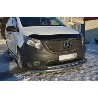 Защита передняя двойная 60-42 мм для Mercedes Vito/W447 2014-2024