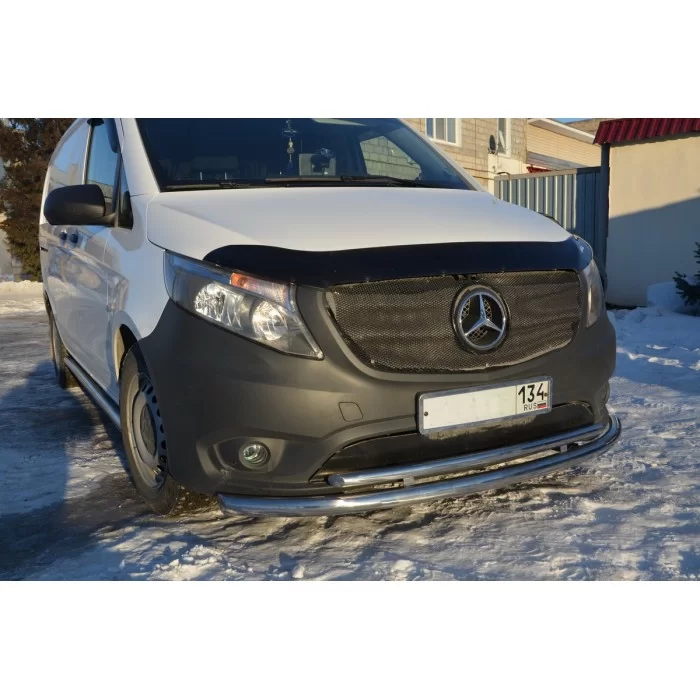 Защита передняя двойная 60-42 мм для Mercedes Vito/W447 2014-2024