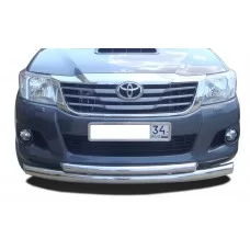 Защита передняя двойная 76-60 мм для Toyota Hilux 2011-2015
