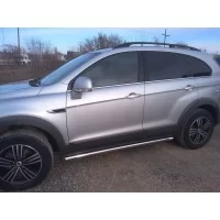 Пороги труба 60 мм для Chevrolet Captiva 2011-2013