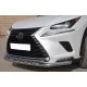 Защита передняя двойная с перемычками 60-42 мм для Lexus NX 2017-2021