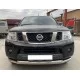 Защита передняя двойная 76-60 мм для Nissan Navara 2005-2015