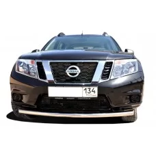 Защита переднего бампера 60 мм для Nissan Terrano 2014-2024