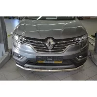 Защита переднего бампера 60 мм для Renault Koleos 2017-2024