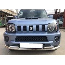 Защита передняя двойная 53-42 мм для Suzuki Jimny 2012-2018
