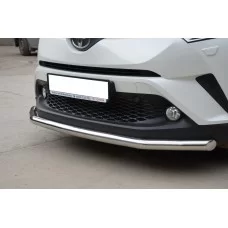 Защита переднего бампера 60 мм для Toyota C-HR 2018-2024