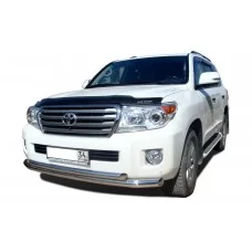 Защита передняя двойная 76-60 мм для Toyota Land Cruiser 200 2012-2015
