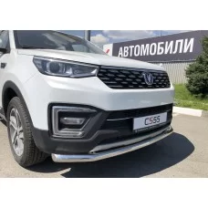 Защита переднего бампера 60 мм для Changan CS55 2017-2021