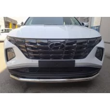 Защита переднего бампера 60 мм для Hyundai Tucson 2021-2024