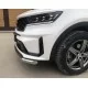 Защита переднего бампера 60 мм для Kia Sorento MQ4 2020-2024