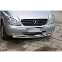 Защита передняя двойная 60-42 мм для Mercedes Vito/W639 2003-2014