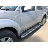 Защита штатных порогов 53 мм для Nissan Pathfinder 2004-2009