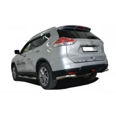 Защита задняя уголки 60 мм для Nissan X-Trail T32 2015-2018
