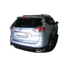 Защита задняя двойные уголки малая 60-42 мм для Nissan X-Trail T32 2015-2018
