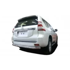 Защита заднего бампера 76 мм для Toyota Land Cruiser Prado 150 2017-2020