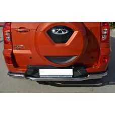 Защита заднего бампера с уголками 60 мм для Chery Tiggo 3 2014-2020