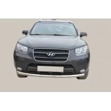 Защита переднего бампера 60 мм для Hyundai Santa Fe 2006-2010