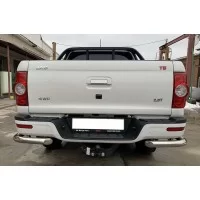 Защита задняя уголки 60 мм для JAC T6 2018-2024