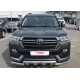 Защита передняя Shark 76 мм для Toyota Land Cruiser 200 TRD 2019-2021