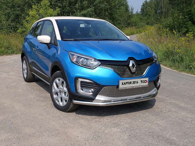 Как снять радиатор рено каптур Защита переднего бампера 60 мм для Renault Kaptur 2016-2022 RENKAP16-26 купите в